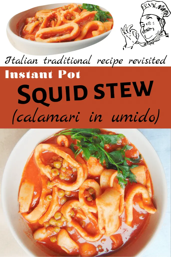 Instant Pot squid stew (calamari in umido)