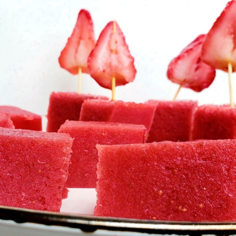 Strawberry Jello with Beef Gelatin