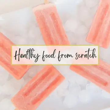 Bone broth popsicles laying on ice
