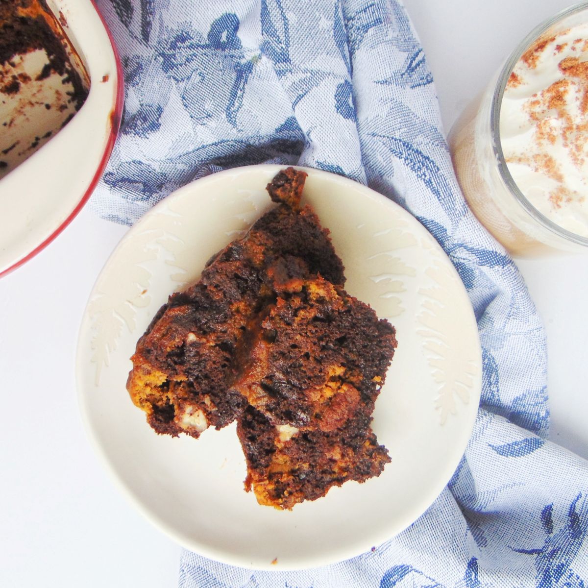 Pumpkin Swirled Chocolate Loaf Grain free Gluten free