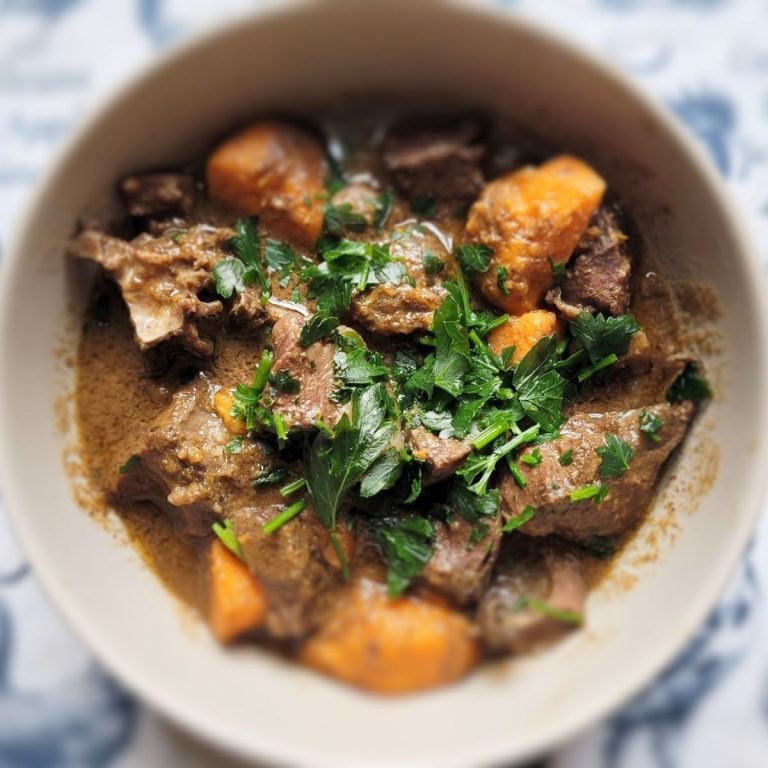 Slow Cooked Beef Heart Stew in the Instant Pot